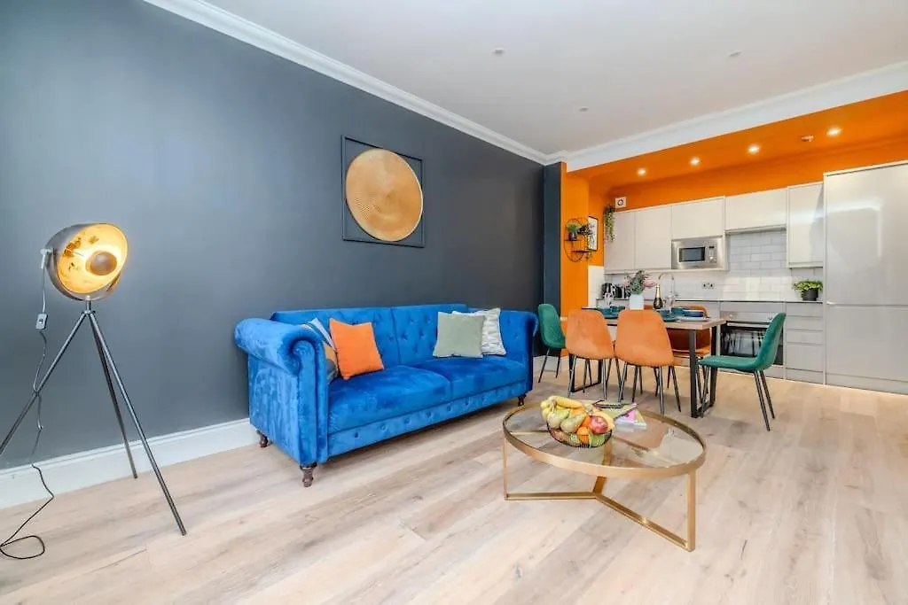 Lägenhet Glamours Two Bedroom Flat I Sleep 6 Guests I Walking Distance To Brighton Beach